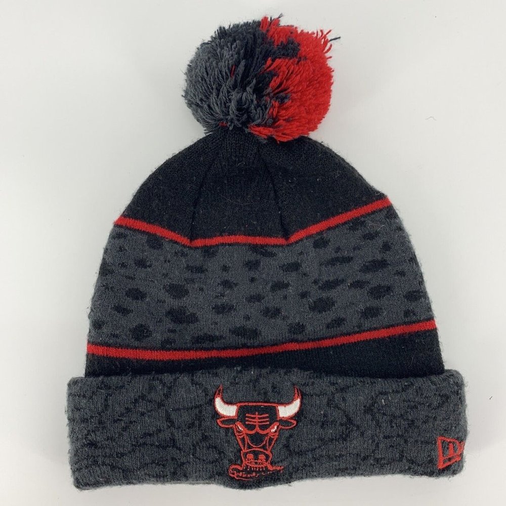 New Era Hardwood Classics NBA Chicago Bulls 'Windy City' Beanie Cap Knit‎ Hat OS
